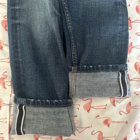 The Stronghold Redline Selvedge Men's Jeans Relaxed Tapered Button Fly 29x28.5 - Picture 7 of 13